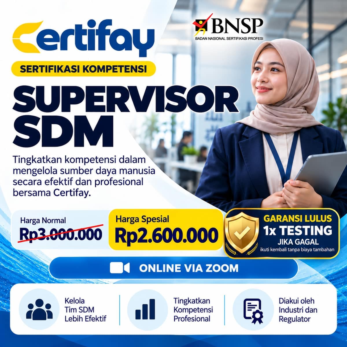 Supervisor SDM - Sertifikasi BNSP